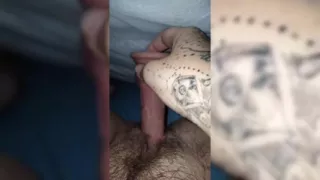 Jade Fucks Her Hairy Pussy with New Dildo