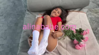 Petite Cute Girl Showing Off Her Big Ass On Cam