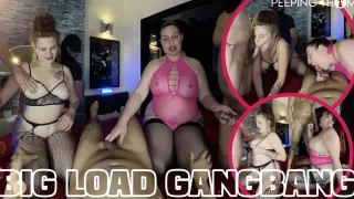 Huge Load Special - Double Swingers Party - Kora And Crystal