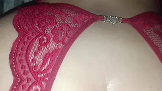 Caught mistress playing with toys