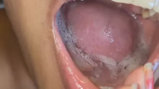 Deep Throat Upside Down Until Cum in Throat