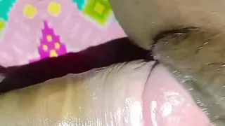 Beautiful young village sister-in-law hard with her husband