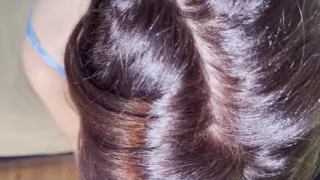 Samantha BBW in Her Blue Lingerie Being Fucked