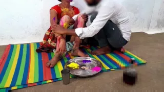 Special Holi with Husband's Friend.