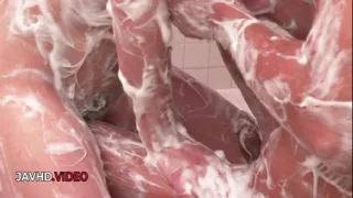 Kinky Asian Brunette Anne Suckles Cock In Shower POV Action Delightfully