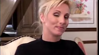 Sexy blonde pussy licking anal fucking in the bathroom