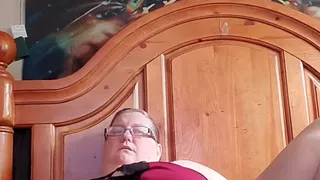 Masturbating with Dildo