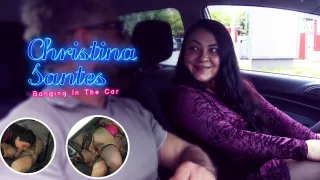 Hairy Christina Santes Banging In The Car