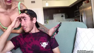 Step Son Dick Pic Bust - Blondie Bombshell - FinishHim