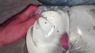 Horny Solo Boy Fills Himself with a Toy????