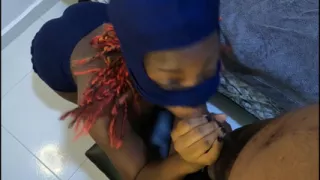 When I Said I Caught The Culprit In My Bedroom This Is The Type I Am Referring To Had Her Ebony Ass On Her Knees - Mastermeat1