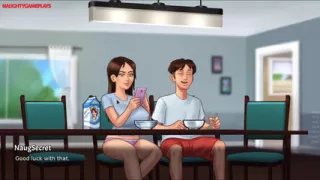 A Lonely Horny MILF Landlady Was Caught Masturbating Her Juicy Pussy By Her Horny Pervert Tenants - Summertime Saga 3D Games