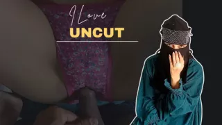 Muslim Babe was excited for Uncut Dick