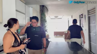 My Husband's Brother Enjoys His Dessert At Breakfast