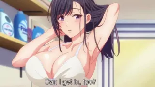 Bathroom Heat: A Couple's Intimate Game of Tease and Touch - Hentai
