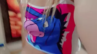 Sexy Barby Girl Hot in the Kitchen Show U My Nude Body Sexy Dadd