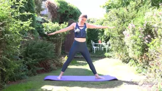 Alison's Outdoor Workout Routine Ends in Naked Masturbation