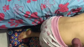 Little Bitch Doing a Nice Blowjob and Bathed in Cum - Amateur Nora MILF - Andy Z 94
