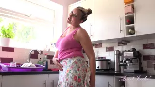 Charlie Rae Teases and Plays in the Kitchen