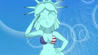 4th of July by Statue of Liberty Hentai Animation