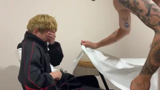 A Friend Came in, Saw Me Naked and Got an Erection - Deep Blowjob, Ass Fucking Part 1