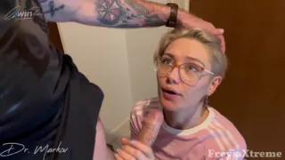 Freyjaxtreme Asks the Neighbor to Prepare Her Ass for the Trip