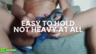 Mr. Lucky Luck Toy Review #1 - Male Penis Simulator - POV Handjob - Masturbate - BBC - Huge Cum Shot