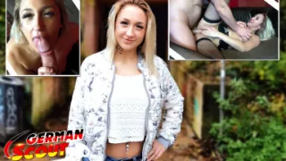 German Scout - Blonde Girl Gina Talk to First Time Porn Casting Fuck on Street