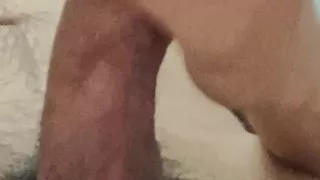 hot boy edging his big cock and big balls and cumming loads after big orgasm