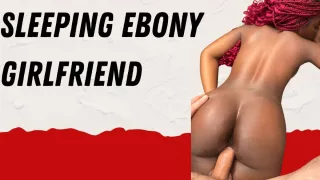 She Pretends .. Ebony Girlfriend