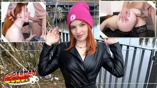 Rothaariges deutsches Teen spontan gefickt