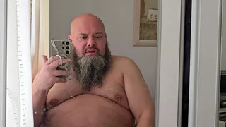 Seated Mirror Masturbation