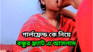 Virgin Girlfriend First Time Sex at Friend's House - Real Desi Couple Homemade