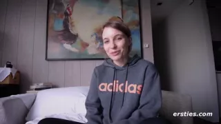 Ersties - Zoom meeting escalates into wet lesbian sex date