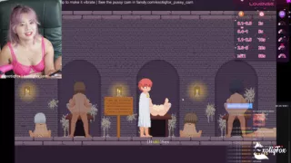 Dick Hungry Sluts! Castle of Tempation Part 1 ExotiqFox Gamer Girl Gooning Live Masurbation