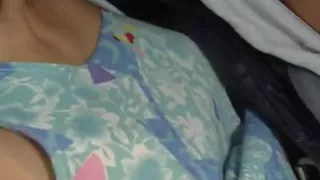 Very Pretty and Sympathetic Young Lady Is Having a Lot of Fun