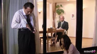 Step Father Seduces Skinny Japanese Teen Yui and Fucks Her in Hairy Pussy