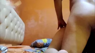 The hottest... Step aunty Playing with om om full of screams of pleasure