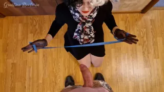 Cruella will measure and suck your dick. She is obsessed with you