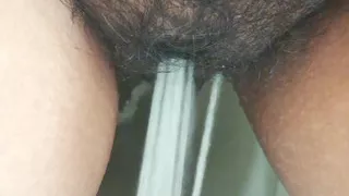 Hot aunty pissing in bathroom and mastrubating hardly