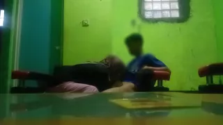 I almost found out when I fucked my step cousin&#039;s pussy in the living room