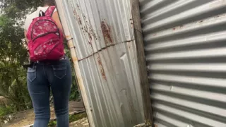 Girls caught changing