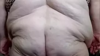 Solo showing off ass and fupa