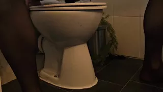 Sissy in Stockings Rides Her Dildo Pt2