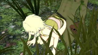 Elf Archer Gets Fucked in the Forest by a Goblin