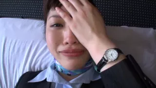 A Mature Man and a Cabin Attendant.