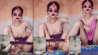 Beautiful Girl sex chating with her husband's friend on video call