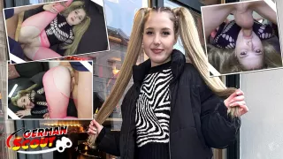 Blondes Teen Crystal White in Berlin gefickt