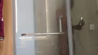 Single male bathing clip in five-star hotel. Male Shower