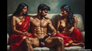 Busty indian teen in hotel room